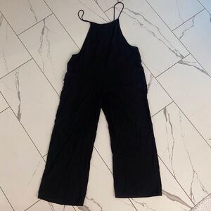 BDG Black Urban Outfitters Linen Jumpsuit